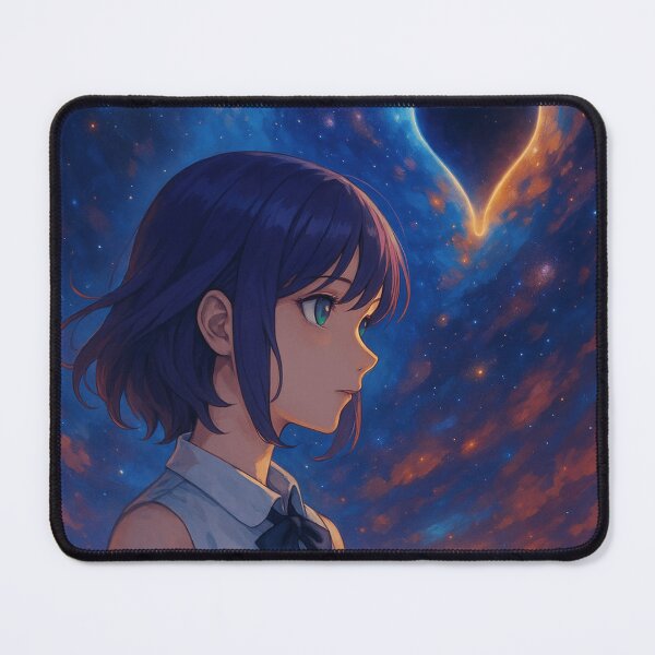 Item preview, Reze the Galaxy Dreamer – Cosmic Anime Aesthetic Art | Abby Le Millar & Blue Jays Inspired Universe Design designed and sold by zevorgue.