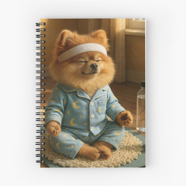 Item preview, Bafik Zen Moment ?‍♂️ – Pomeranian Morning Meditation designed and sold by TsvietkovaArt.