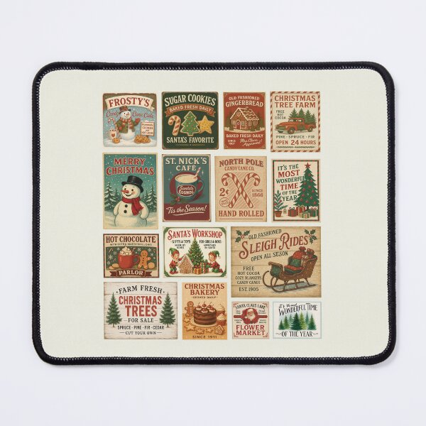 Item preview, Vintage Christmas Stamps - Vintage Christmas Stamps designed and sold by NicowrmSArt.