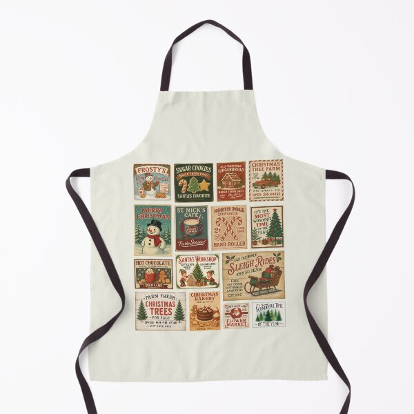 Item preview, Vintage Christmas Stamps - Vintage Christmas Stamps designed and sold by NicowrmSArt.