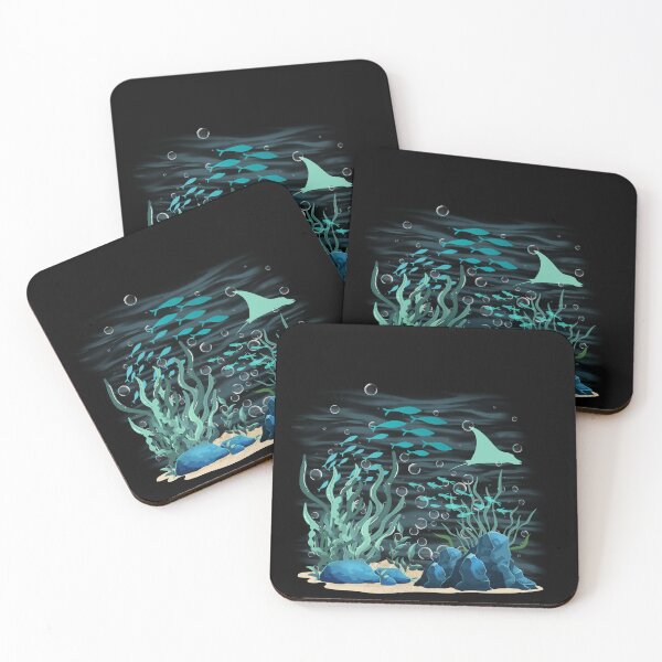 Item preview, Underwater Life, Ocean, Fish and Ray designed and sold by MikaVirtualArt.
