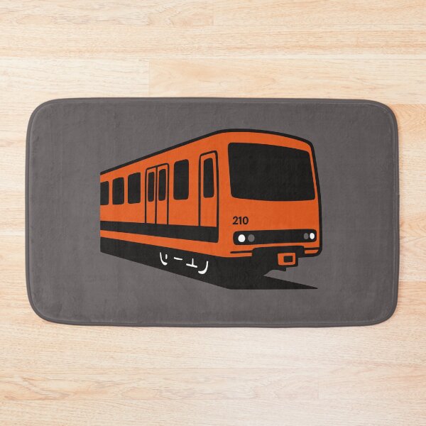 Item preview, Helsinki Metro M100 – Iconic Finnish Orange Subway designed and sold by Geokafi.