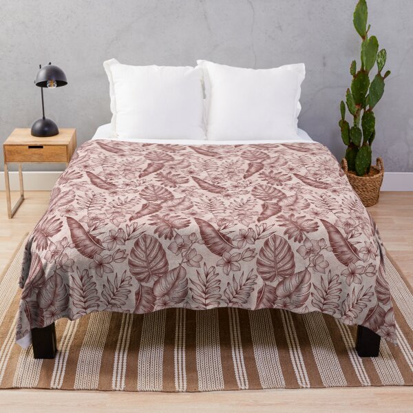 Item preview, Tropical Flora (Rosé) designed and sold by Studio Vickn.