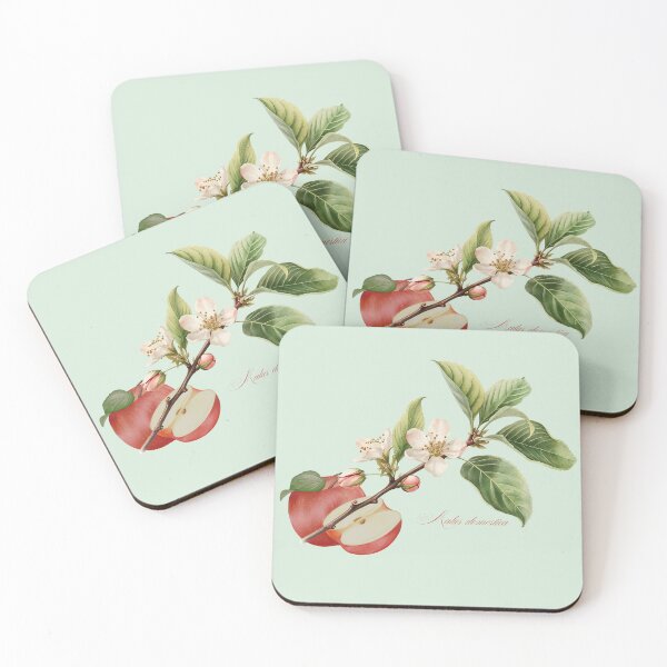 Item preview, Malus domestica | Flowering Branch and Fruit Botanical Illustration  designed and sold by ChristinePartlow.