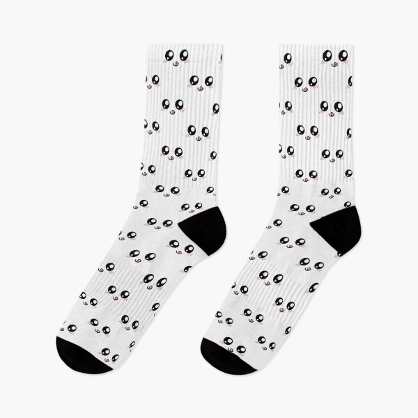 Item preview, Cute kawaii blushy tongue out smiling face pattern designed and sold by BlushyPrint.