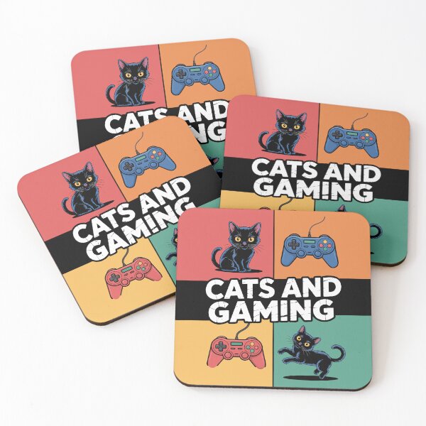 Item preview, Cats and Gaming – Funny Cat Gamer Controller designed and sold by RogueDroid.