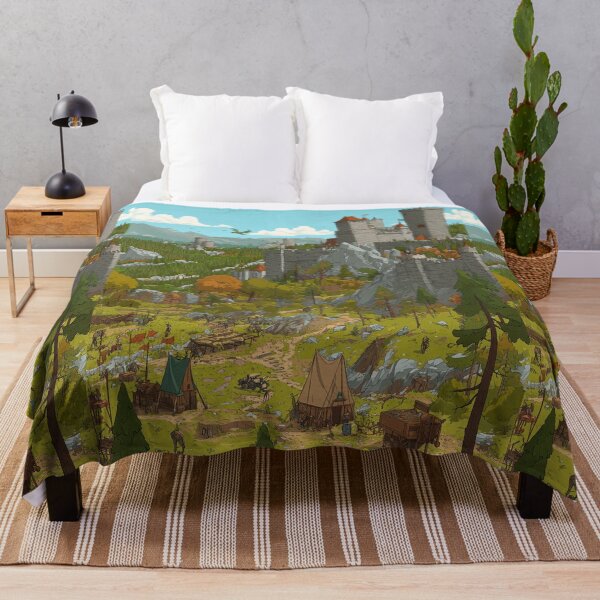 Item preview, Besieged medieval castle and a sprawling army encampment. designed and sold by Piotrek0001.