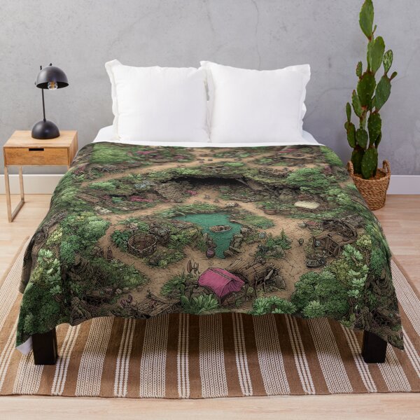 Item preview, Isometric map of a magical village hidden deep inside. designed and sold by Piotrek0001.