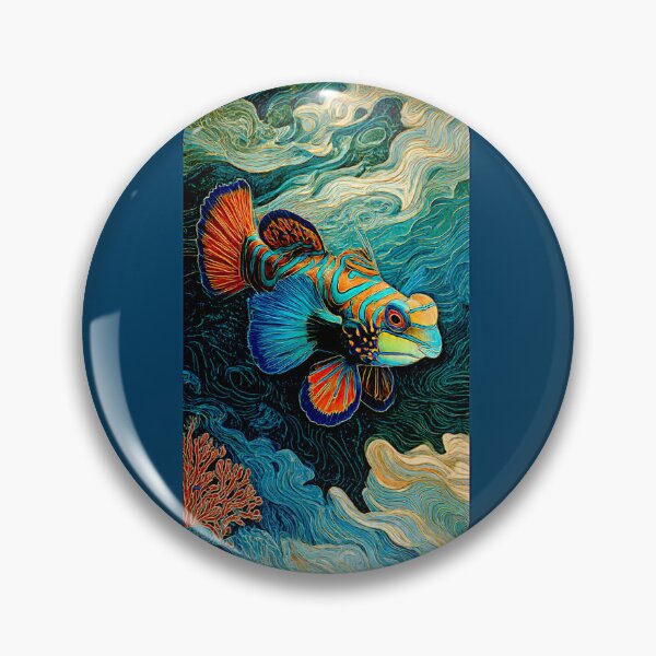 Item preview, Mandarinfish gliding designed and sold by Helios Be. Lavsh.