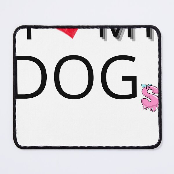 Item preview, AMO A MIS PERROS - Diseño de corazón tierno y S goteando designed and sold by P4CHUT.