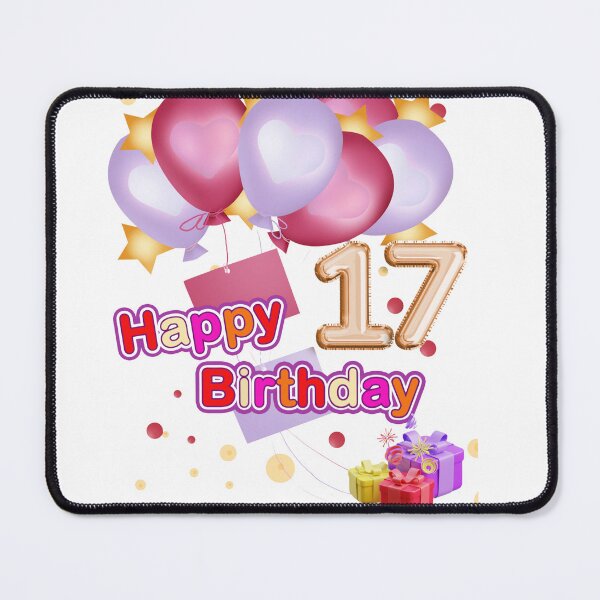 Item preview, Sweet 17th Birthday Balloon Aesthetic Gold Foil Teens Gift Idea designed and sold by VibranPalette.