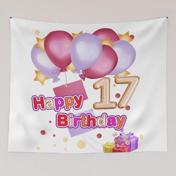 Item preview, Sweet 17th Birthday Balloon Aesthetic Gold Foil Teens Gift Idea designed and sold by VibranPalette.