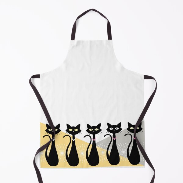 Item preview, Cats In a Row - The Retro Style designed and sold by ZandraCalif.