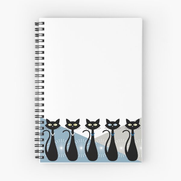 Item preview, Cats In a Row - The Retro Style designed and sold by ZandraCalif.