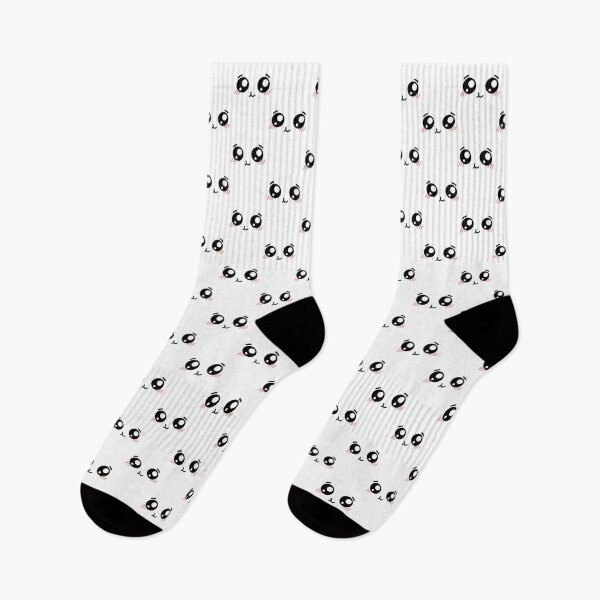 Item preview, Cute kawaii blushy happy face pattern designed and sold by BlushyPrint.