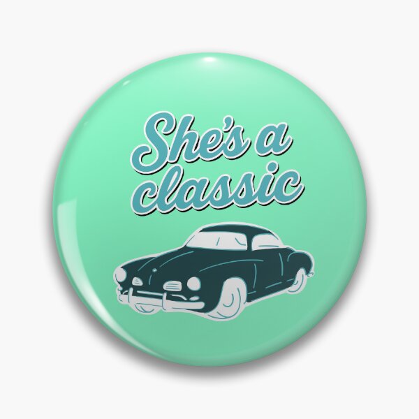 Item preview, She's a classic | Vintage car Karmann Ghia designed and sold by Bram Donker.