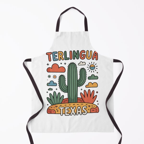 Item preview, Terlingua Texas Retro Postcard Cactus Desert Art designed and sold by JessArty ⭐⭐⭐⭐⭐.