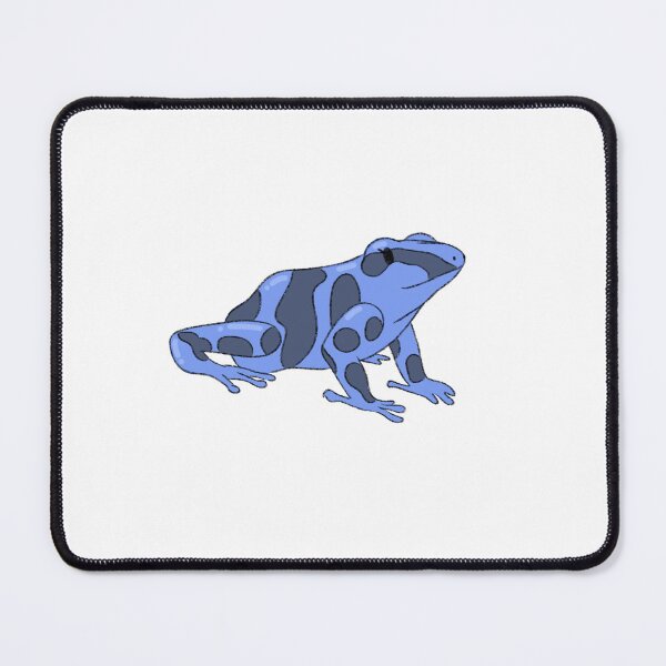 Item preview, Blue Poison Dart Frog Kawaii Illustration designed and sold by casserolepets.