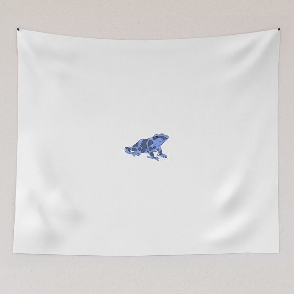 Item preview, Blue Poison Dart Frog Kawaii Illustration designed and sold by casserolepets.