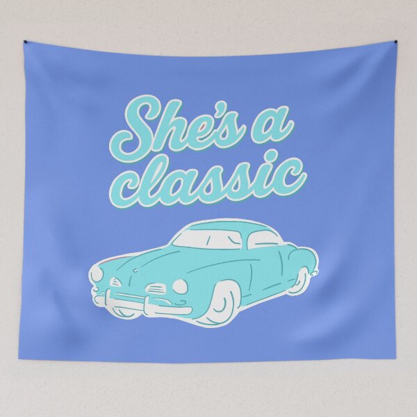 Item preview, She's a classic | Vintage car Karmann Ghia designed and sold by Bram Donker.