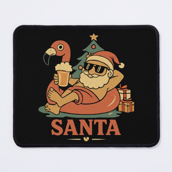 Item preview, Tropical Santa in Beer Mood - Christmas designed and sold by ForgeGear.