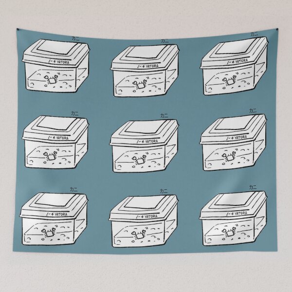 Item preview, yatora's crab doodle カニ - blue period// BLUE ver. designed and sold by gibbianne.