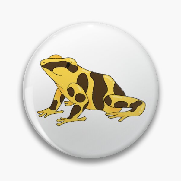 Item preview, Yellow Poison Dart Frog Kawaii Illustration designed and sold by casserolepets.
