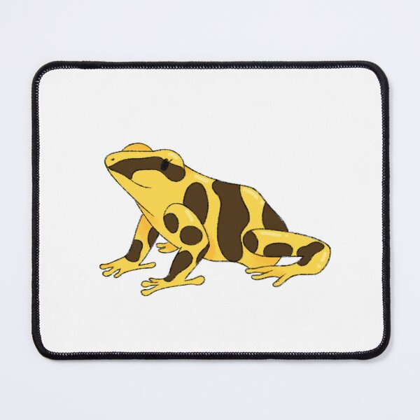 Item preview, Yellow Poison Dart Frog Kawaii Illustration designed and sold by casserolepets.