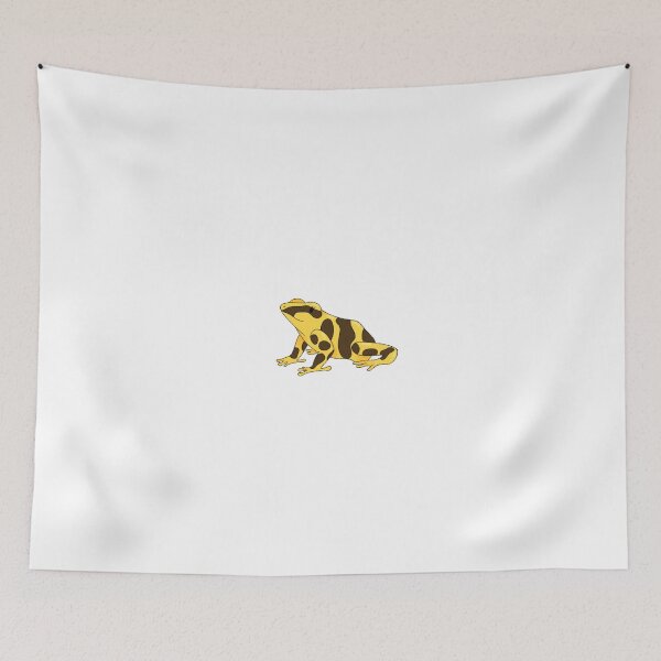 Item preview, Yellow Poison Dart Frog Kawaii Illustration designed and sold by casserolepets.