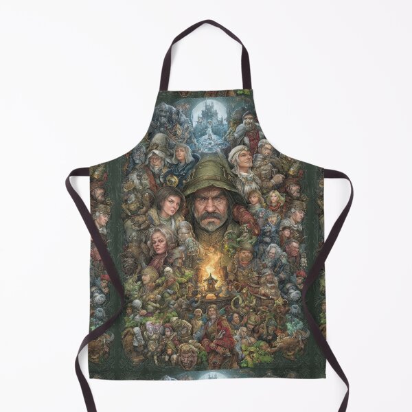 Item preview, A collection of fantasy characters with a central wizard. designed and sold by Piotrek0001.
