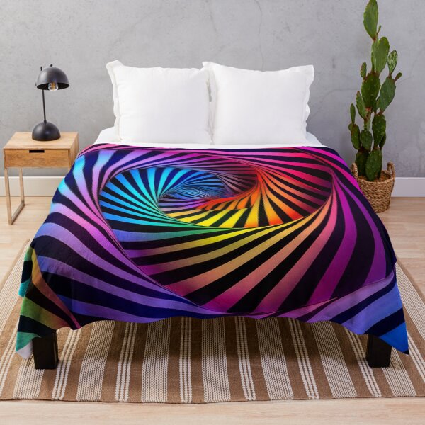 Item preview, Colorful Twisted Grid - Optical Illusion designed and sold by RockitBaby.