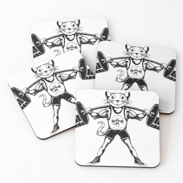 Item preview, Wrench Benders Gym Stuart The Mighty Strong Mouse - Holy Shit Jon designed and sold by SmileThreads.