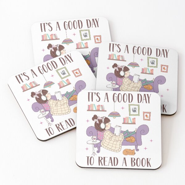 Item preview,  It's A Good Day to Read a Book - Girl Reader - Bookworm - Literacy Awareness Month designed and sold by BeaverFriends.