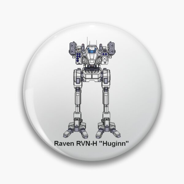 Item preview, Raven RVN-H "Huginn" (White) - Inner Sphere BattleMech designed and sold by DagleysDesigns.