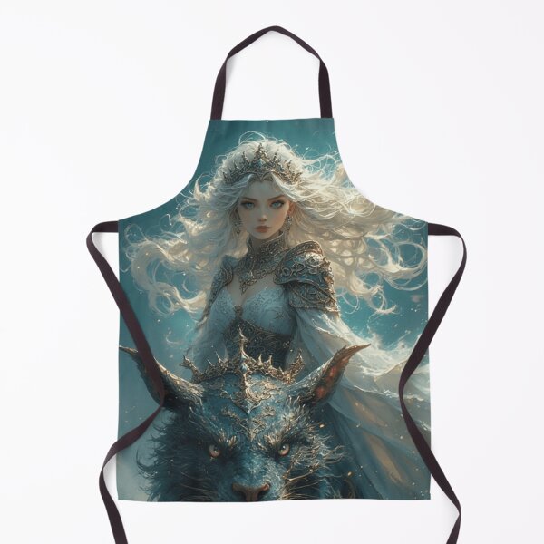 Item preview, Majestic Fantasy Queen with Mythical Beast – Enchanted Royal Artwork designed and sold by AI ART Studio.