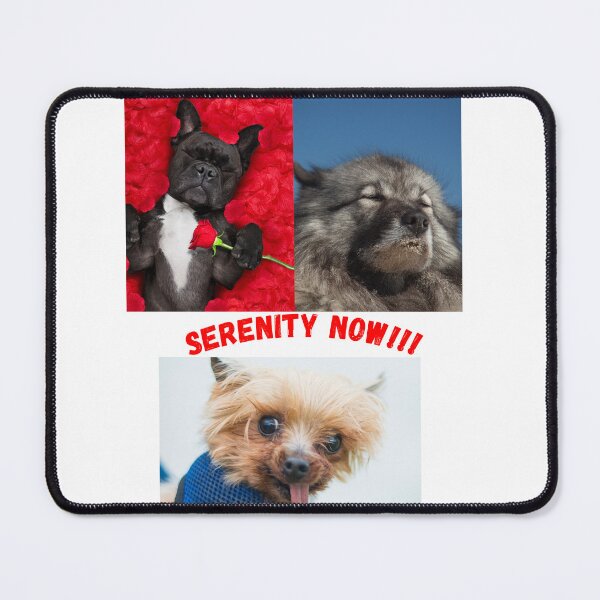 Item preview, Using dogs as an example for the sayings Goosfraba, Woosah, and serenity now for humor designed and sold by Maysiesmerch.