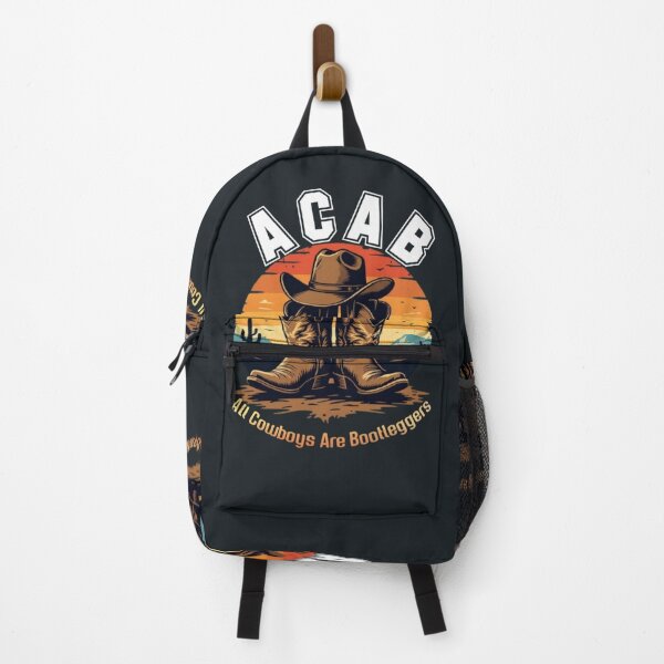 Item preview, ACAB All Cowboys Are Bootleggers designed and sold by WednesdayAndYou.
