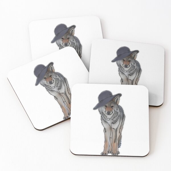 Item preview, Wild Wolf with floppy sun hat  – animalzinhats designed and sold by Ashley’sAnimalz.