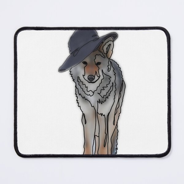 Item preview, Wild Wolf with floppy sun hat – animalzinhats designed and sold by Ashley’sAnimalz.