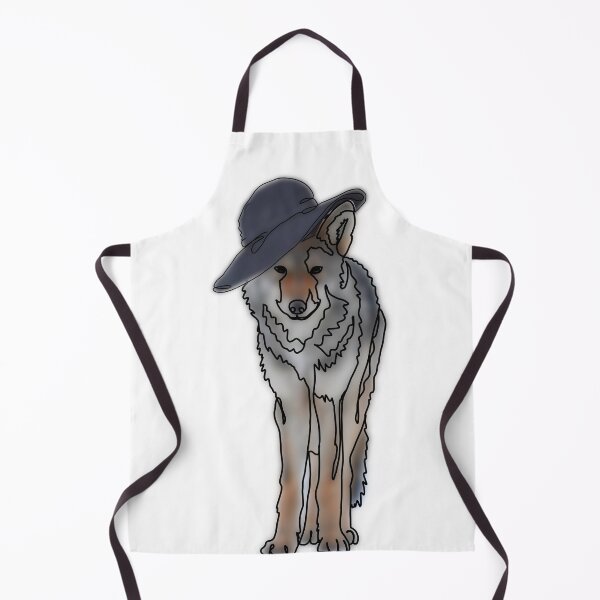 Item preview, Wild Wolf with floppy sun hat  – animalzinhats designed and sold by Ashley’sAnimalz.