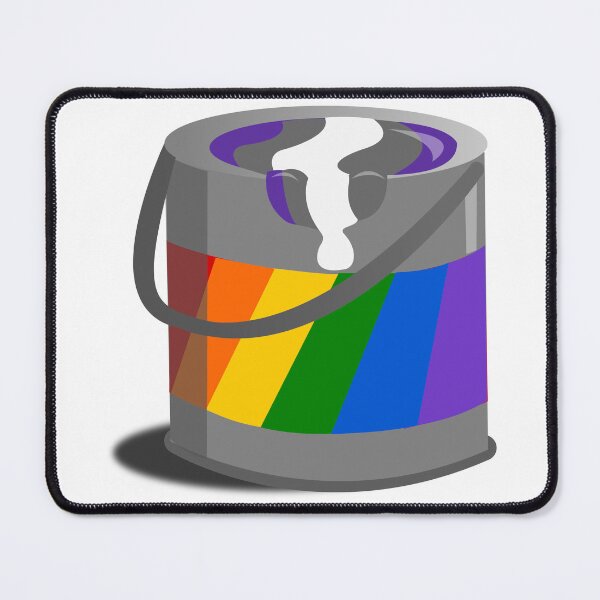 Item preview, Proud Paint Greysexual Flag in a Bucket designed and sold by HarveyHandcraftsandDesigns.