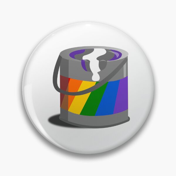 Item preview, Proud Paint Greysexual Flag in a Bucket designed and sold by HarveyHandcraftsandDesigns.