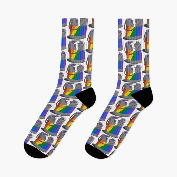 Item preview, Proud Paint Greysexual Flag in a Bucket designed and sold by HarveyHandcraftsandDesigns.