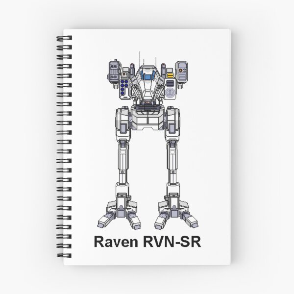 Item preview, Raven RVN-SR (White) - Inner Sphere BattleMech designed and sold by DagleysDesigns.