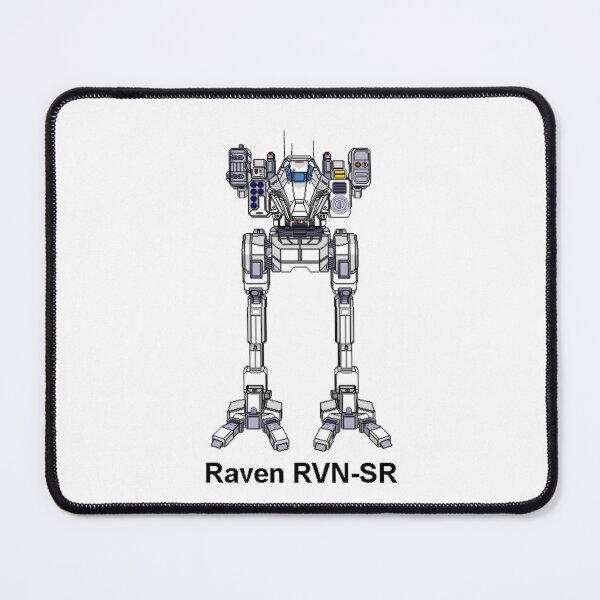 Item preview, Raven RVN-SR (White) - Inner Sphere BattleMech designed and sold by DagleysDesigns.