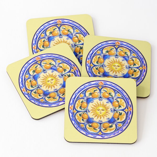 Item preview, Citrus Sun Majolica designed and sold by Kiki-Hes.