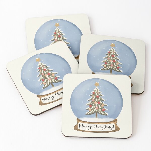Item preview, Merry Christmas Snow globe designed and sold by Willow & Grace Designs.