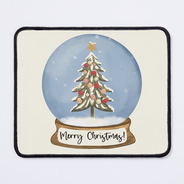 Item preview, Merry Christmas Snow globe designed and sold by Willow & Grace Designs.