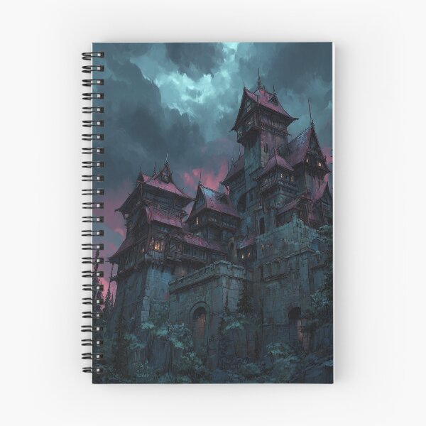 Item preview, A dark gothic mansion looms under an ominous sky. designed and sold by Piotrek0001.