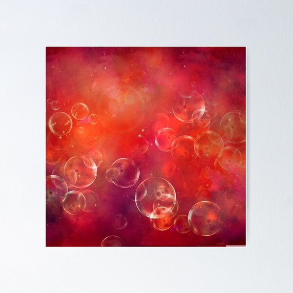 Item preview, Mystic Red Bubbles designed and sold by Sunnytime.